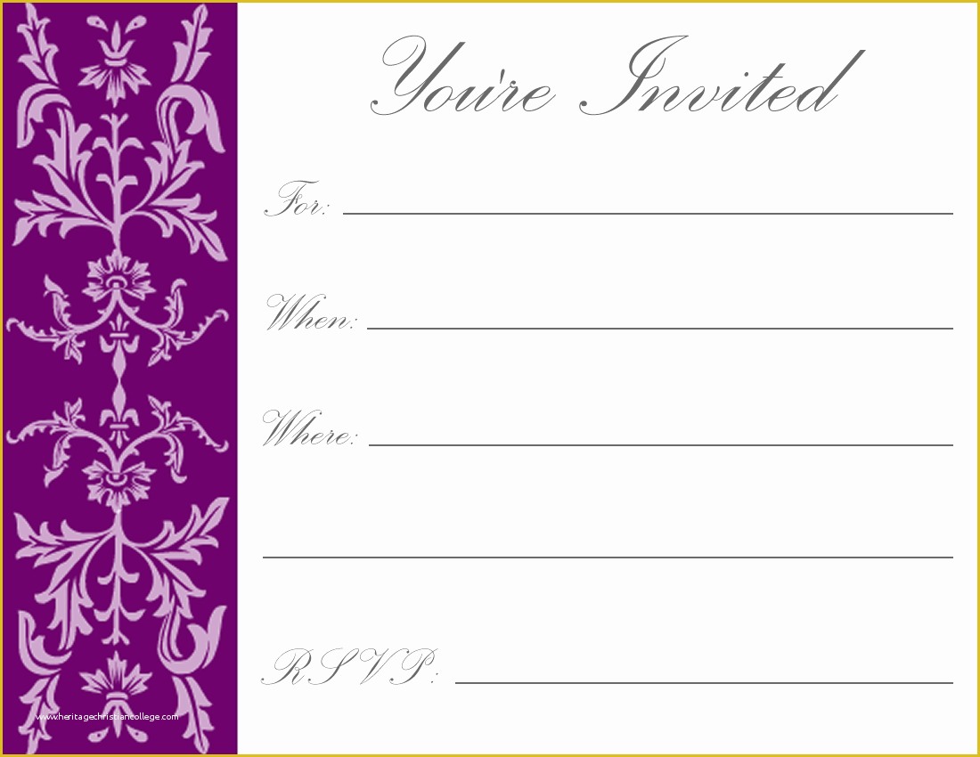 Free Printable Birthday Invitation Cards Templates Of Printable Birthday Invitations