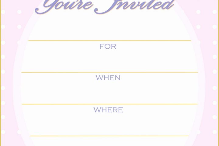 Free Printable Birthday Invitation Templates Of Free Printable Party Invitations Free Invitations for A