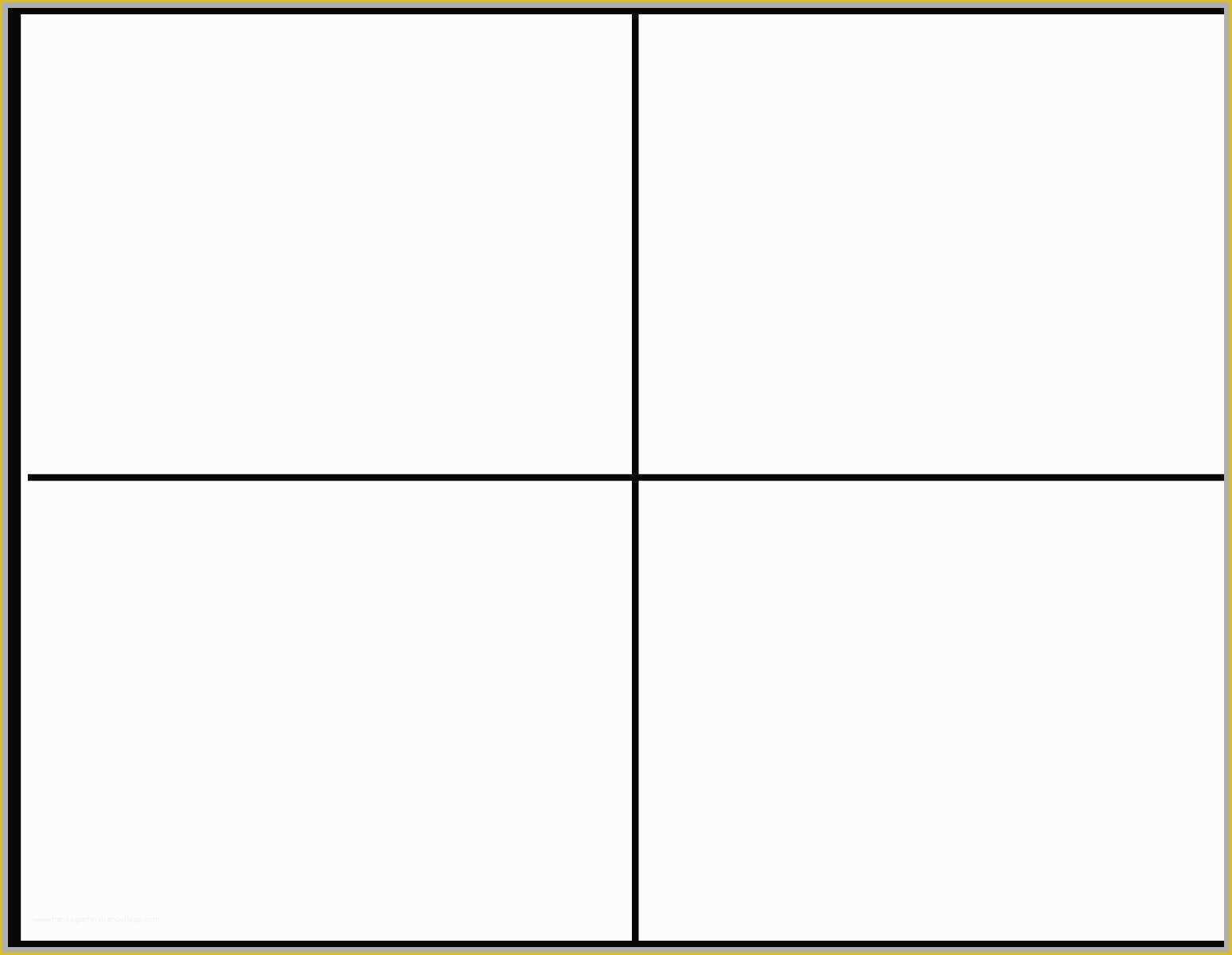 Half Fold Card Template