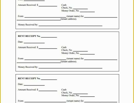 Free Printable Blank Receipt Template Of 26 Rent Receipt Templates Doc Pdf