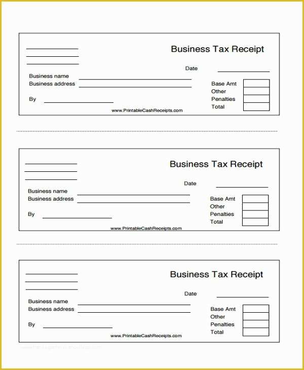 Free Printable Blank Receipt Template Of 45 Printable Receipt Templates