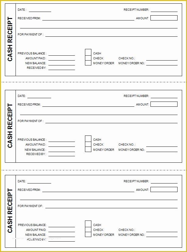 Free Printable Blank Receipt Template Of 7 Printable Cash Receipt Bookletemplate