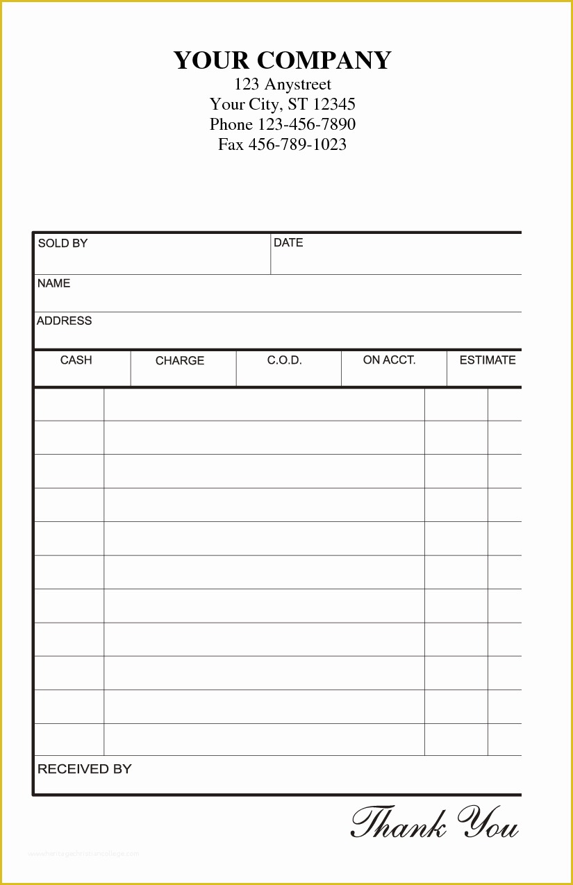 Free Printable Blank Receipt Template Of Free Printable Sales Receipt form Template Pdf