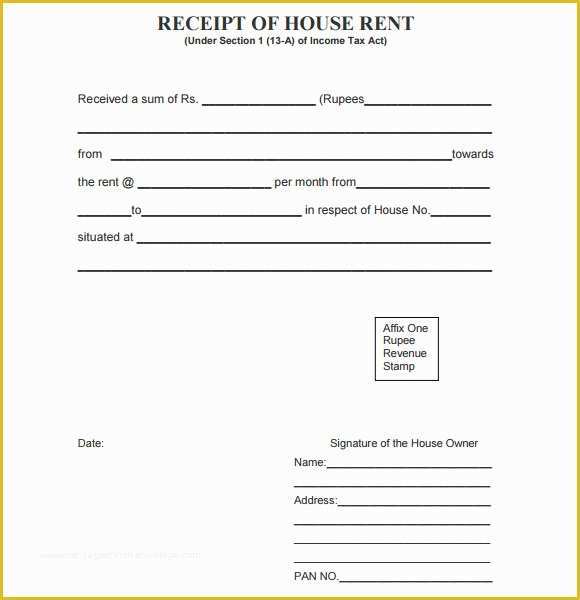 Free Printable Blank Receipt Template Of General Receipt Template 9 Free Download for Pdf