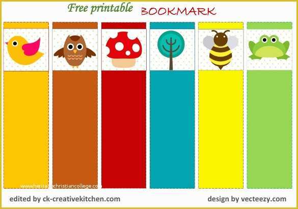 Free Printable Bookmarks Templates Of 14 Free Bookmark Templates Psd Vector Eps