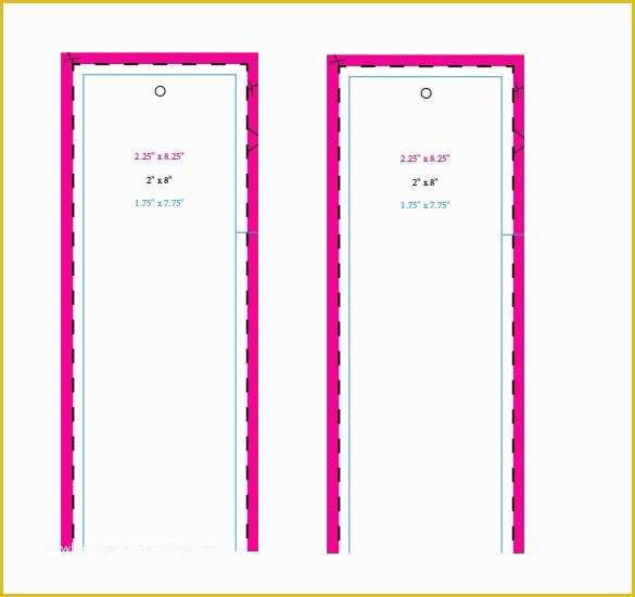 Free Printable Bookmarks Templates Of 15 Bookmark Templates Free Pdf Psd Documents Download