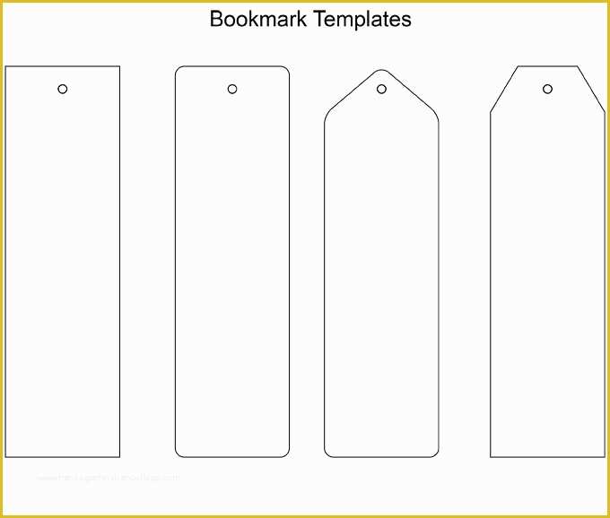 Free Printable Bookmarks Templates Of Blank Bookmark Template 135 Free Psd Ai Eps Word