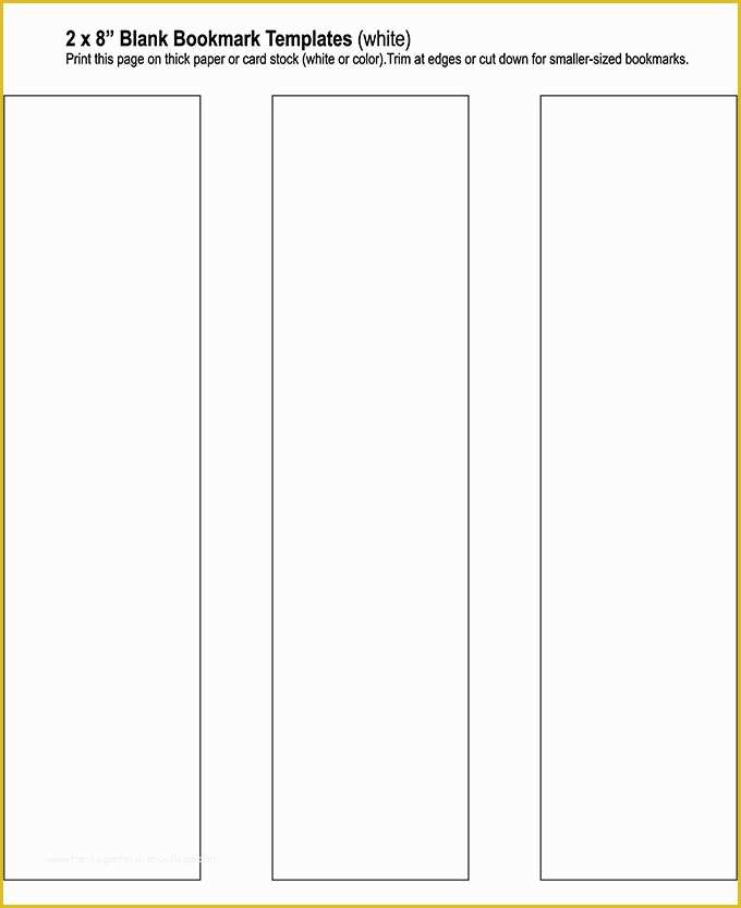 Free Printable Bookmarks Templates Of Blank Bookmark Template 135 Free Psd Ai Eps Word