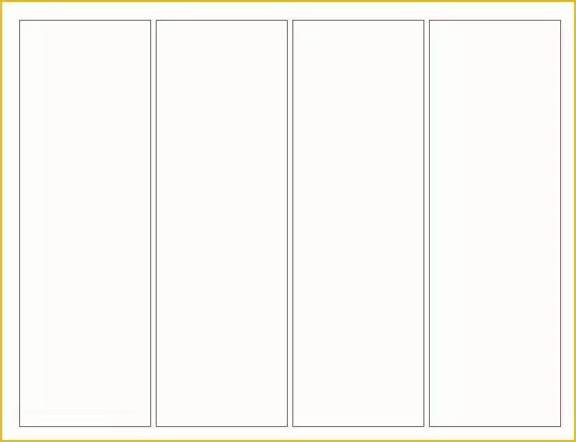 Free Printable Bookmarks Templates Of Blank Bookmark Template for Word