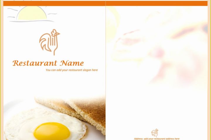 Free Printable Breakfast Menu Templates Of Breakfast Menu Template Word Templates