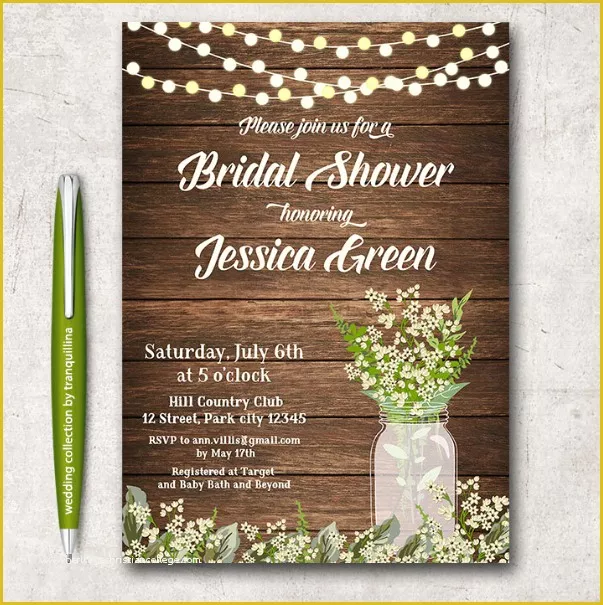 Free Printable Bridal Shower Invitations Templates Of 14 Printable Bridal Shower Invitations Examples