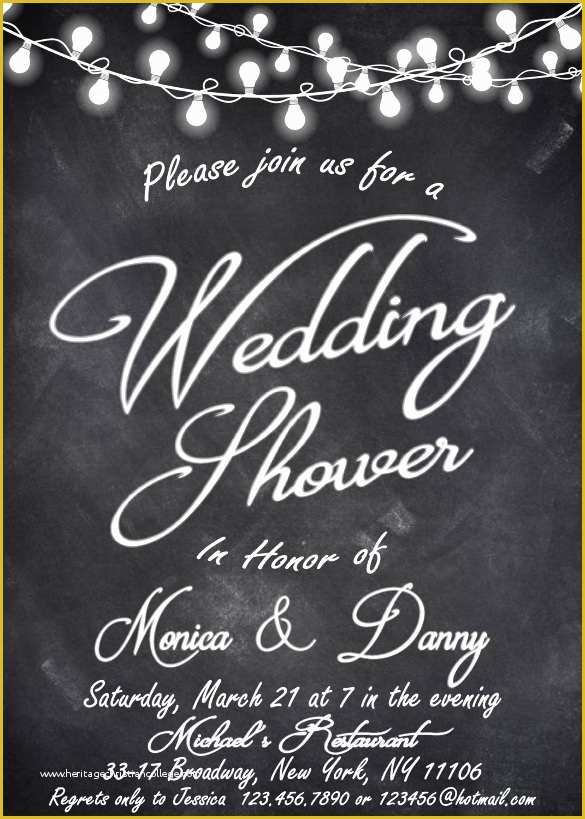 Free Printable Bridal Shower Invitations Templates Of 26 Wedding Shower Invitation Templates – Free Sample