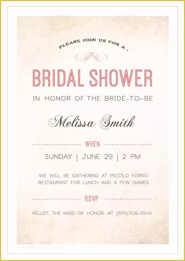 Free Printable Bridal Shower Invitations Templates Of Bridal Shower Invitations Free Templates – orderecigsjuice