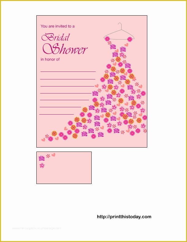 Free Printable Bridal Shower Invitations Templates Of Bridal Shower Invitations Template – 15 Bridal Shower