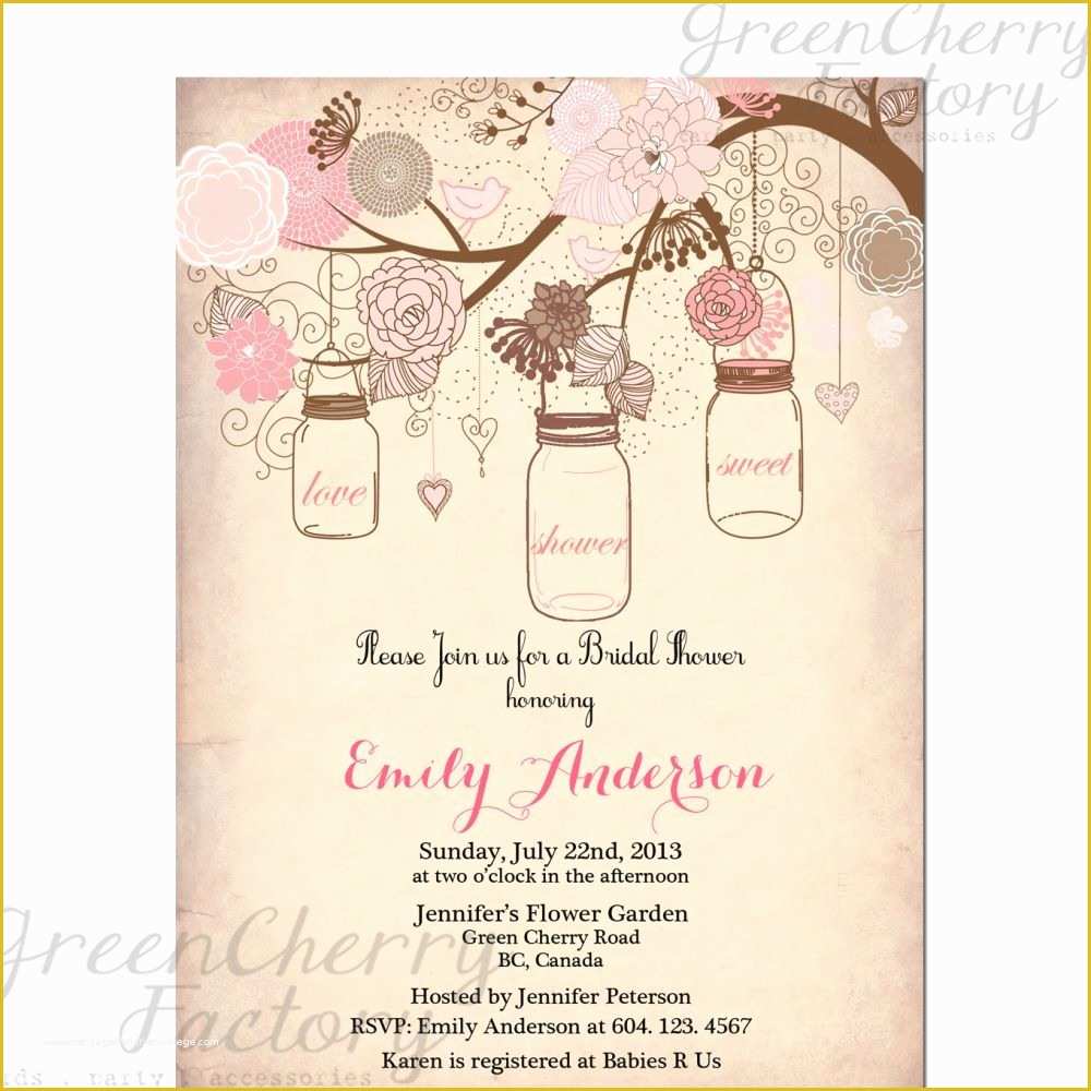 Free Printable Bridal Shower Invitations Templates Of Vintage Bridal Shower Invitation Templates Free