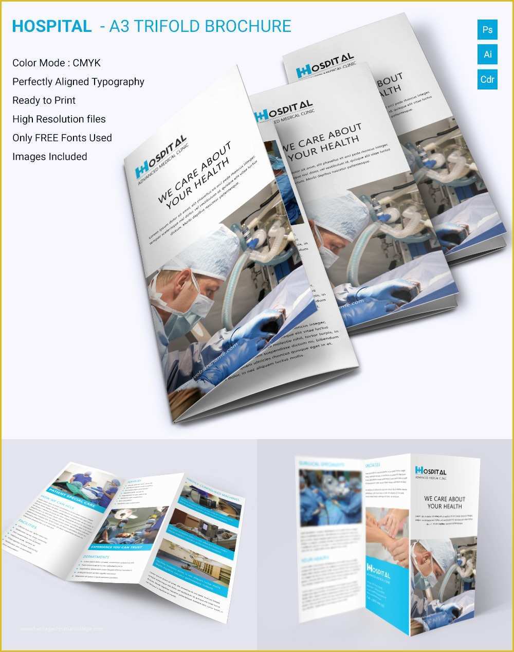 Free Printable Brochure Templates Of Medical Brochure Template – 39 Free Psd Ai Vector Eps