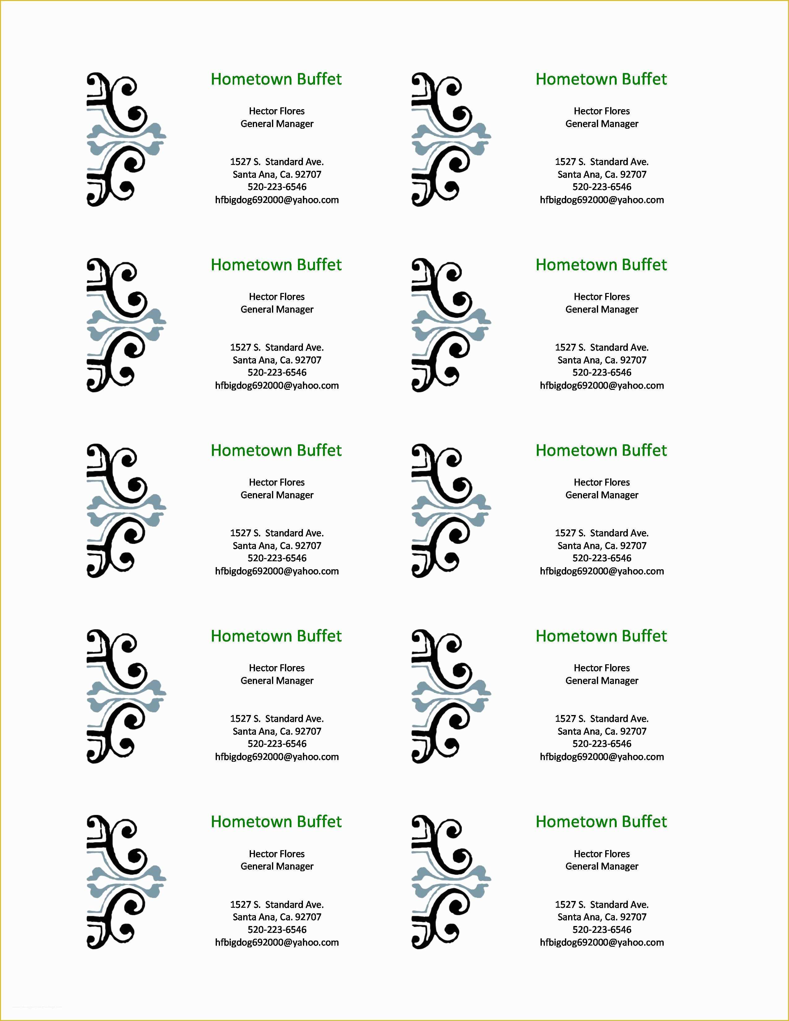 Free Printable Business Card Templates Of New Free Printable Business Cards