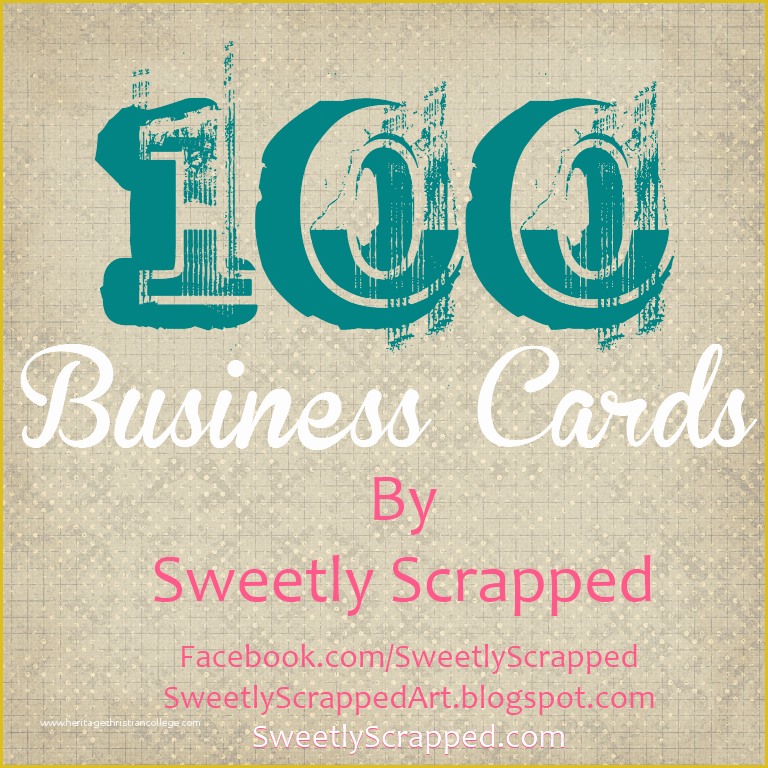 Free Printable Business Card Templates Of Sweetly Scrapped 100 Free Printable Business Cards