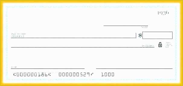 Free Printable Checks Template Of Free Blank Check Template – Hafer