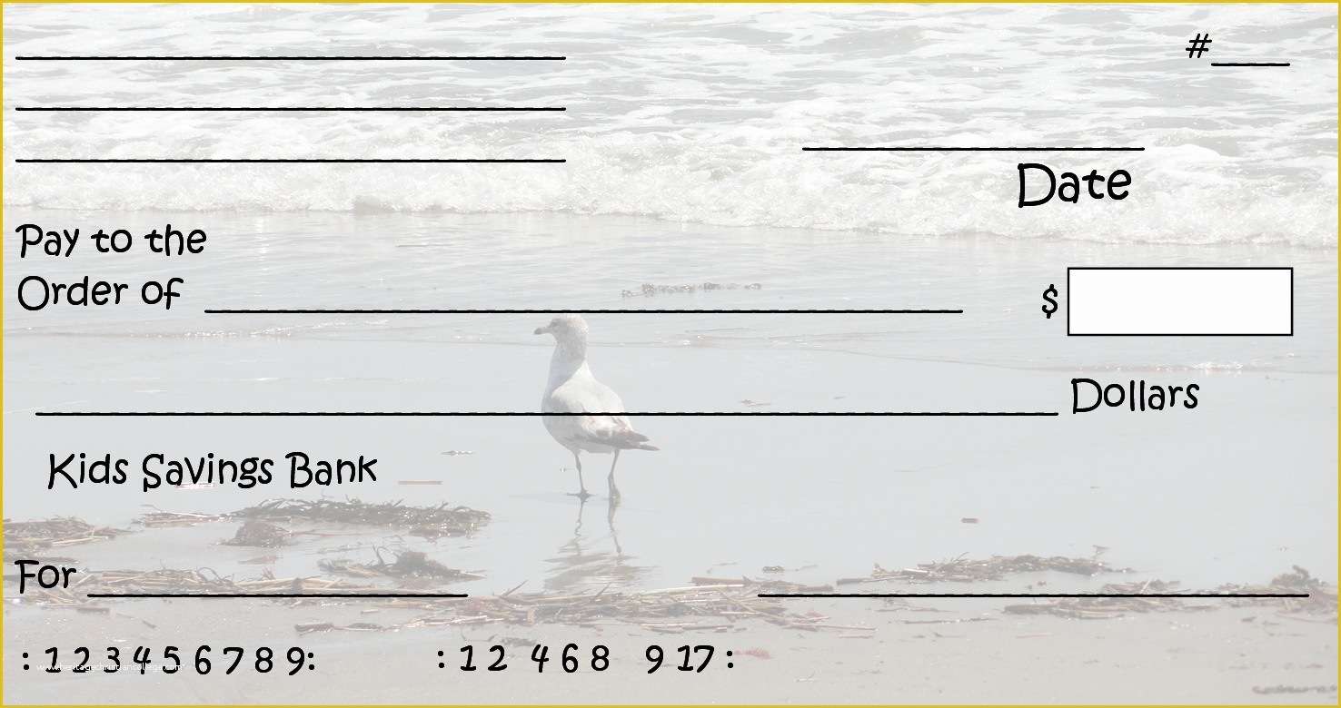 Free Printable Checks Template Of Free Clipart N Printable Pretend Checks for Kids