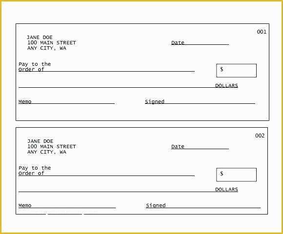Free Printable Checks Template Of Free Printable Checks Template Check Templates Great for