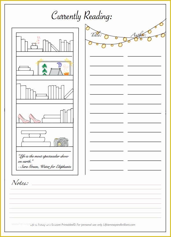 Free Printable Children's Book Template Of Free Bullet Journal Printables