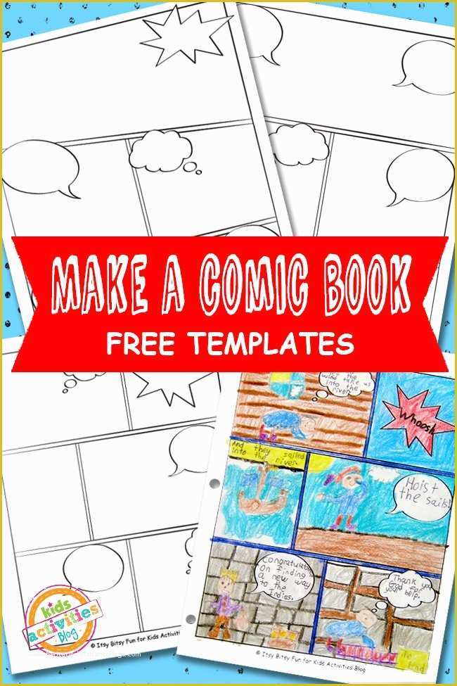 Free Printable Children's Book Template Of Ic Book Templates Free Kids Printable Kids Activities