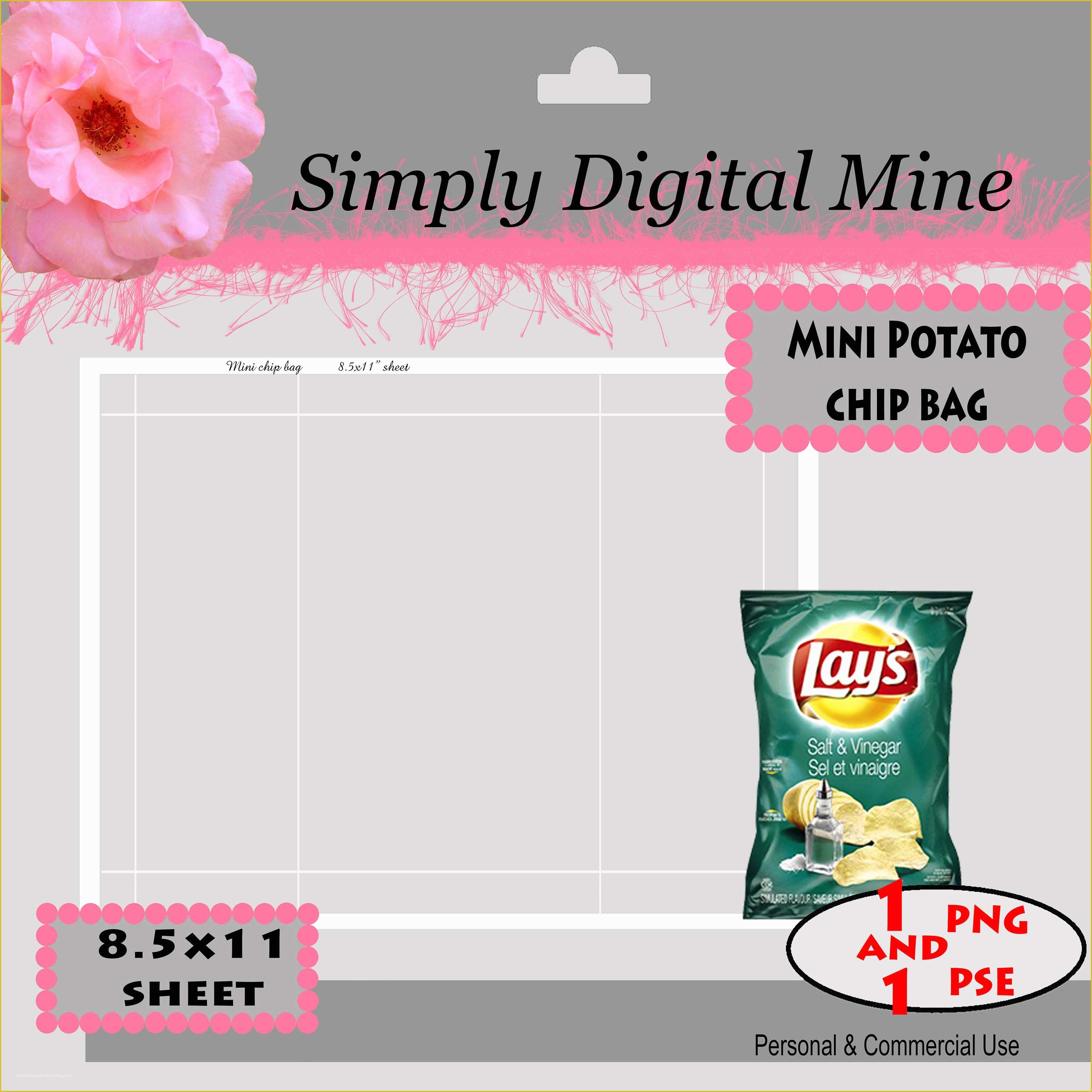Free Printable Chip Bag Template Of You Design Potato Chip Bag Templates