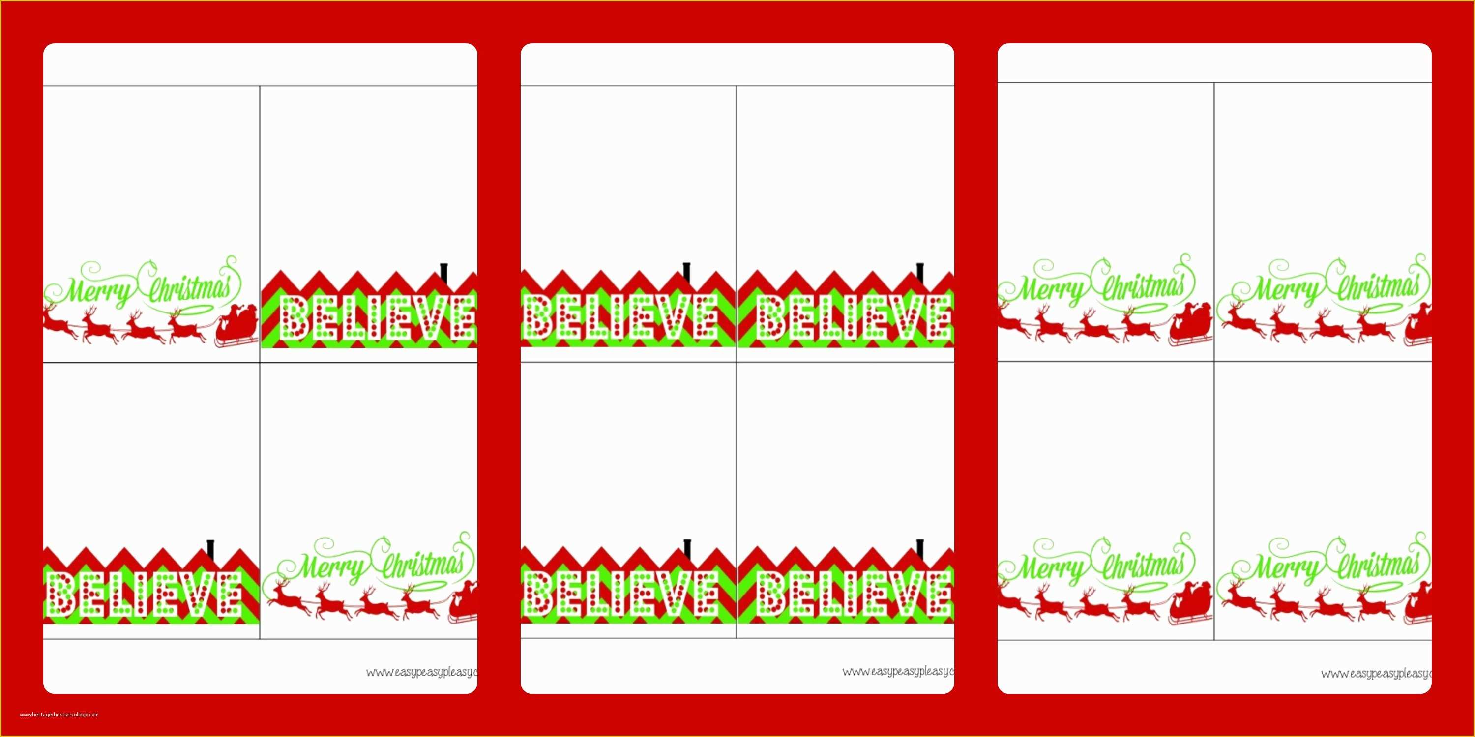42 Free Printable Christmas Bag Toppers Templates 
