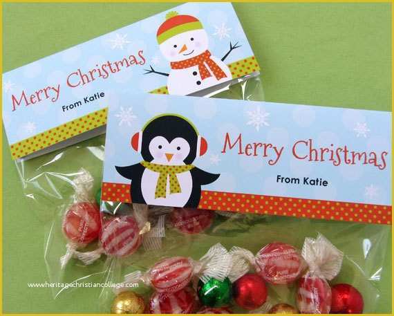 Free Printable Christmas Bag toppers Templates Of 8 Best Of Christmas Treat Bag Printables Free