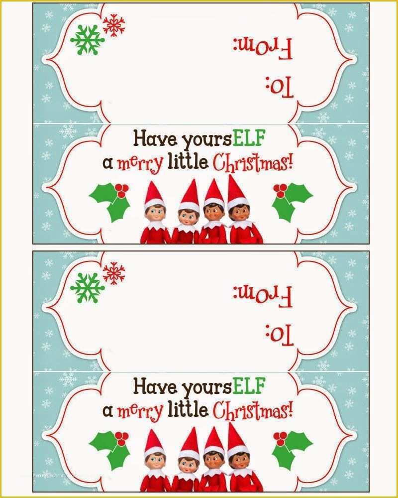 Free Printable Christmas Bag Toppers Templates