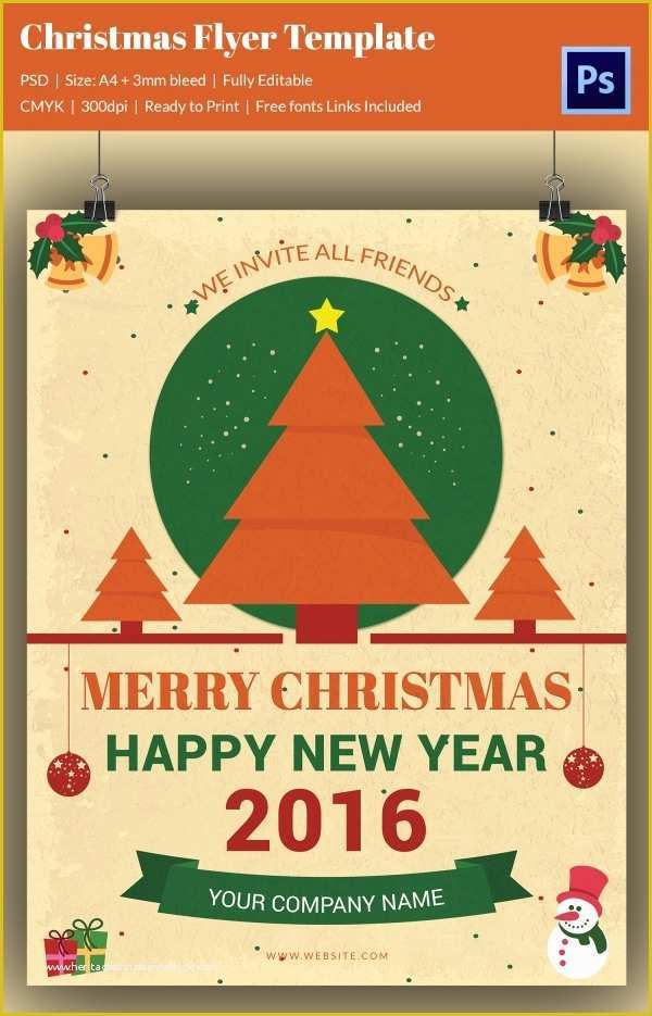 Free Printable Christmas Flyers Templates Of 60 Christmas Flyer Templates Free Psd Ai Illustrator