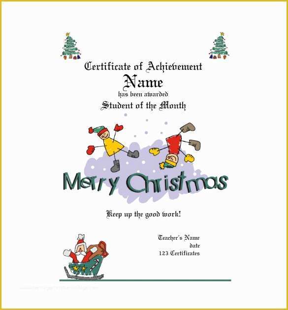 Free Printable Christmas Gift Certificate Template Word Of 20 Christmas Gift Certificate Templates Word Pdf Psd