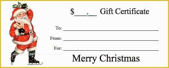 Free Printable Christmas Gift Certificate Template Word Of Download Christmas Gift Certificate Templates Wikidownload