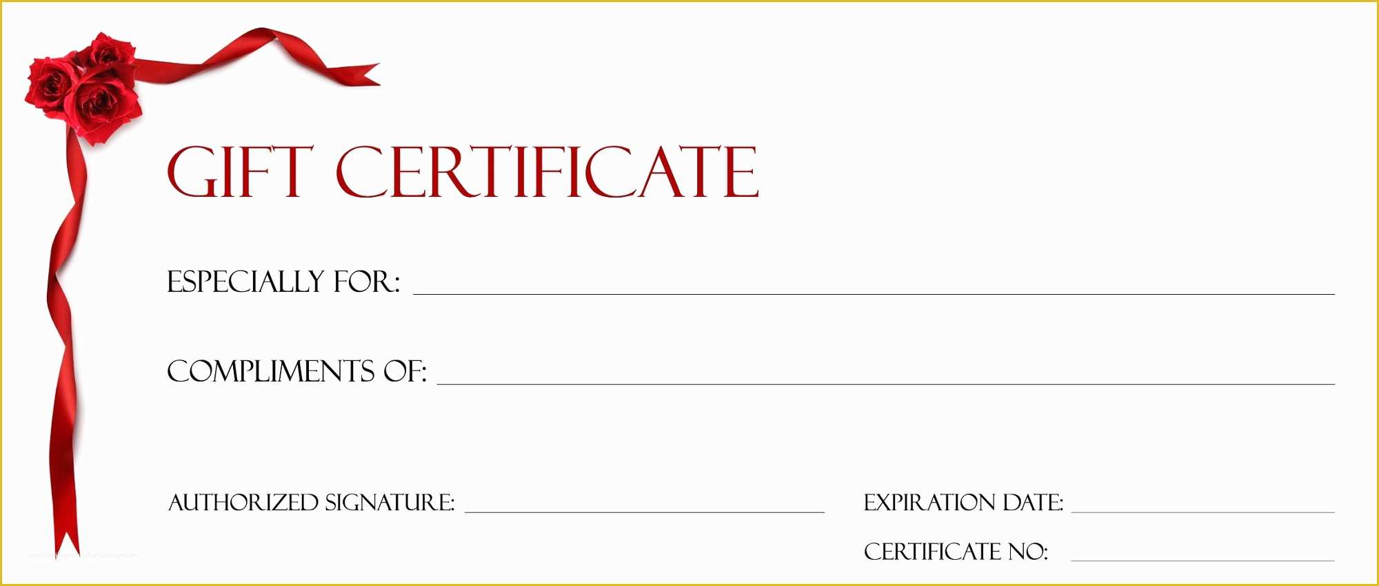 Free Printable Christmas Gift Certificate Template Word Of Gift Certificate Template for Kids Blanks