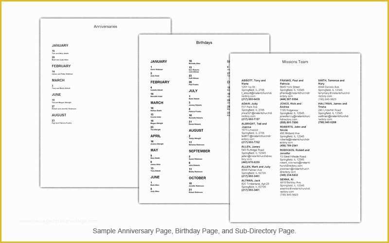 Free Printable Church Directory Template Of Munication Resources Inc Resources Line Store