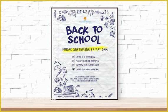 Free Printable Church event Flyer Templates Of Diy Printable Back to School or Open House event Flyer