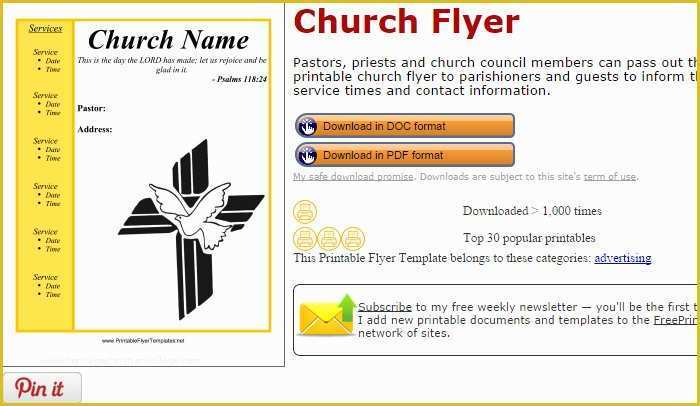 Free Printable Church event Flyer Templates Of September 2014