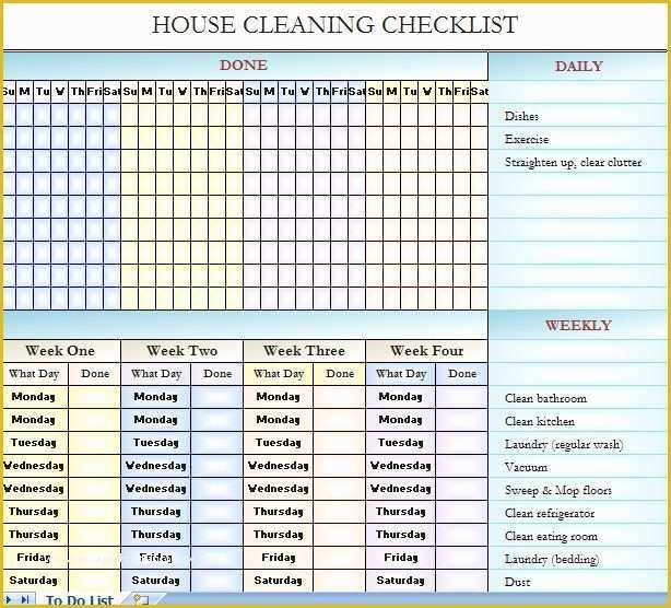 Free Printable Cleaning Checklist Template Of 17 Best Ideas About Checklist Template On Pinterest