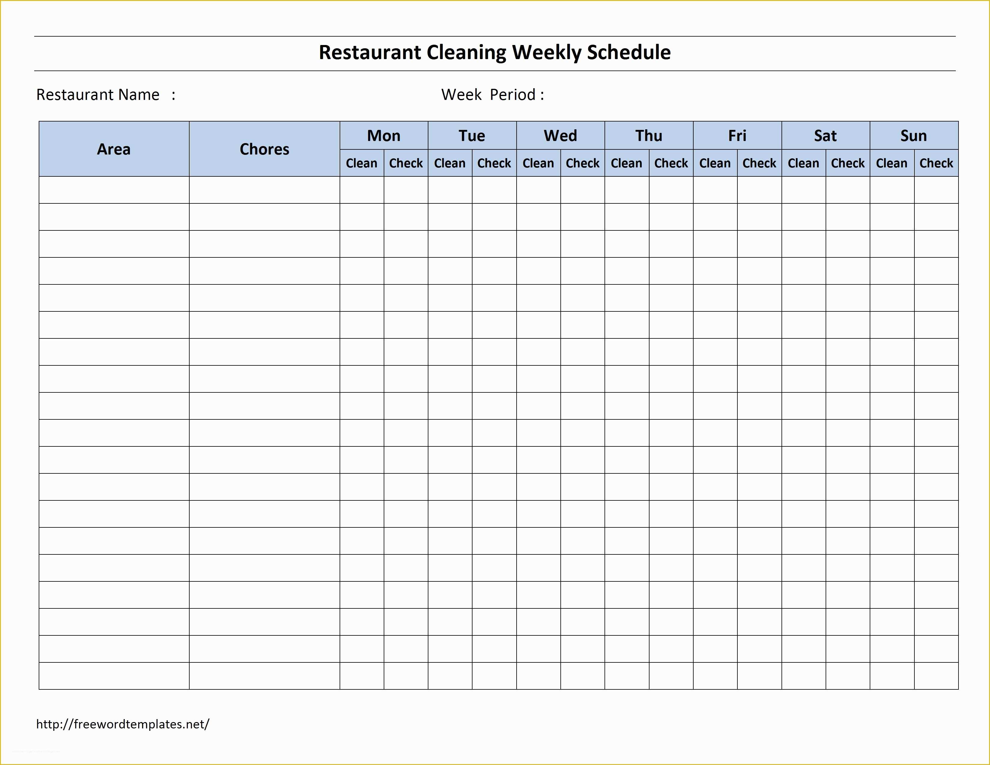 Free Printable Cleaning Schedule Template Of 6 Best Of Bathroom Schedule Printable Free