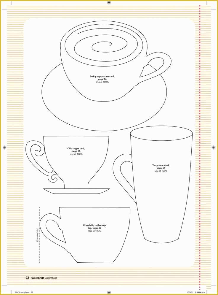 Free Printable Coffee Mug Template Of 17 Best Images About Cup Templates On Pinterest