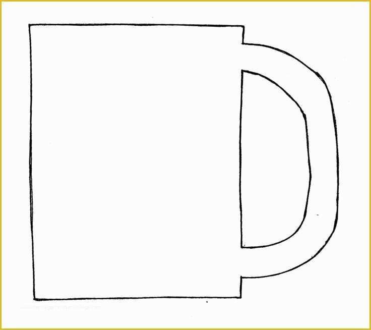 Free Printable Coffee Mug Template Of 24 Of Mug Template