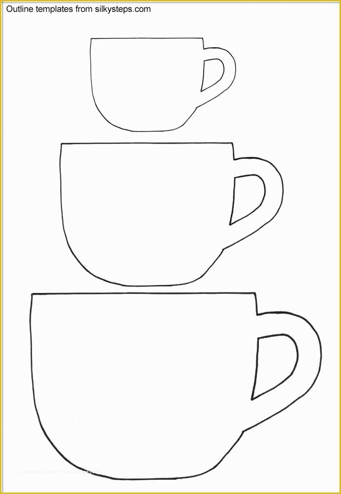 Free Printable Coffee Mug Template Of 449 Best Patrones Patterns & Templates Images On Pinterest