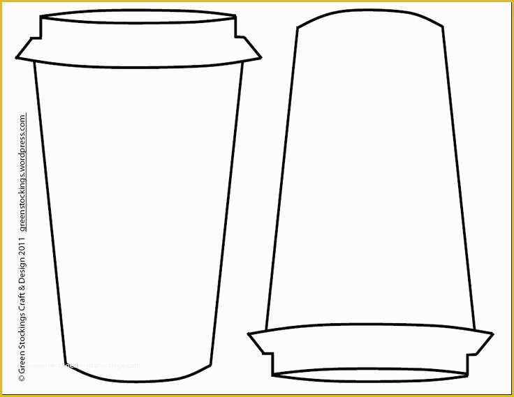Printable Coffee Cup Template