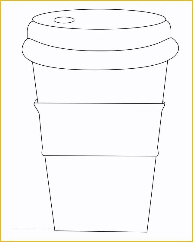 Printable Coffee Cup Template