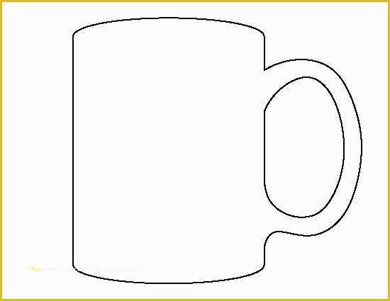 Free Printable Coffee Mug Template Of Coffee Mug Template Elegant Mug Pattern Use the Printable