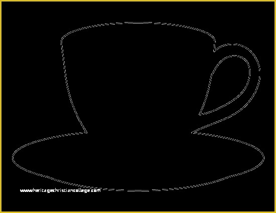 Free Printable Coffee Mug Template Of Pin by Muse Printables On Printable Patterns at