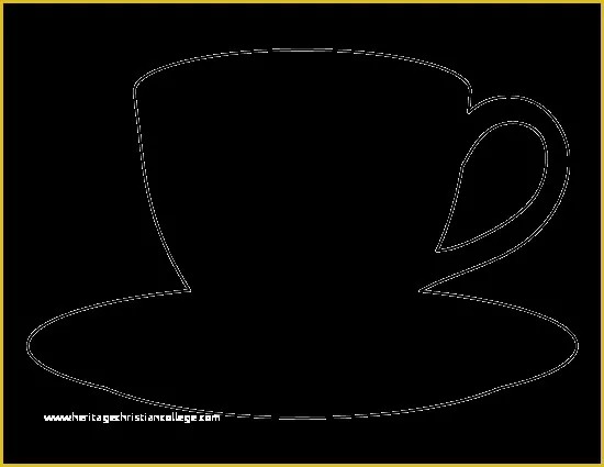 Free Printable Coffee Mug Template Of Pin by Muse Printables On Printable Patterns at