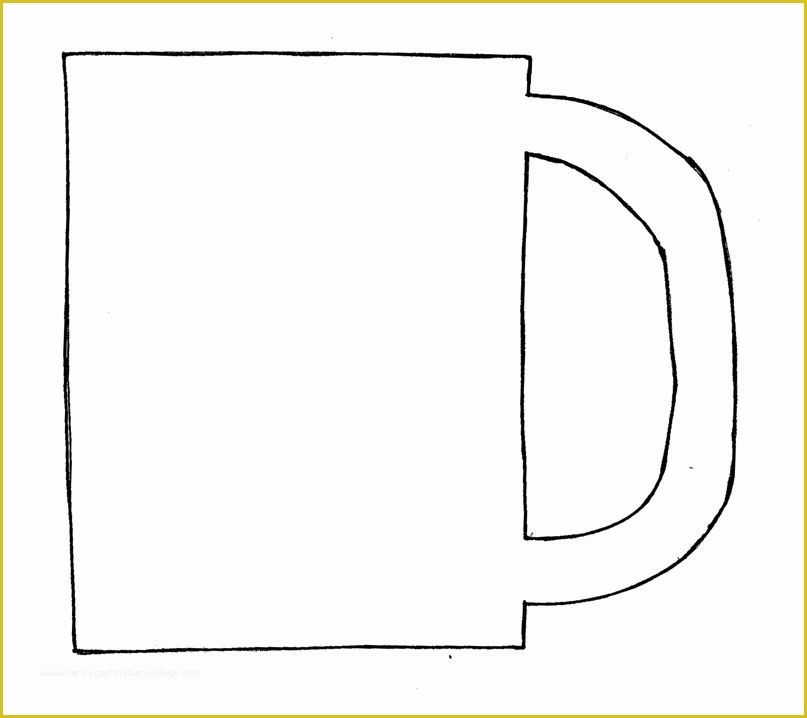 Free Printable Coffee Mug Template Of Winter Crafts Print Your Mug Template