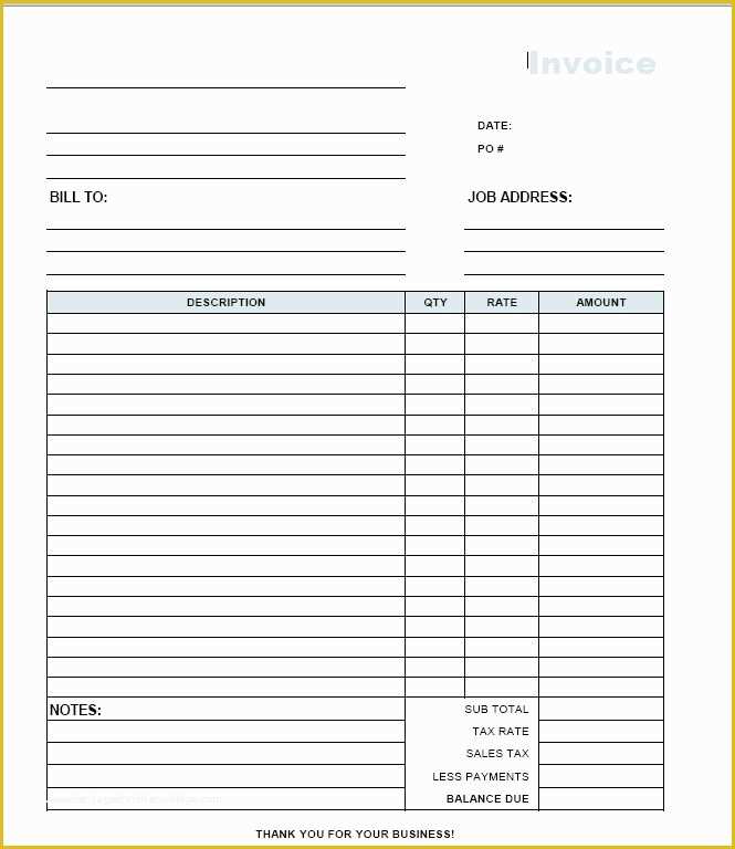 Free Printable Construction Invoice Template Of 25 Melhores Ideias De Modelo De Fatura No Pinterest